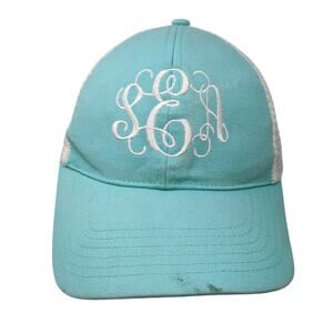Sea Snapback Trucker Hat Blue One Size Adjustable Embroidered Mesh Back WB